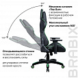Кресло компьютерное BRABIX "GT Carbon GM-120", две подушки, экокожа, черное/зеленое, 531929 - 20