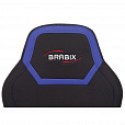 Кресло компьютерное BRABIX "Alpha GM-018", ткань/экокожа, черное/синее, 532638, GM-018_532638 - 5