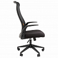 Кресло офисное Chairman CH 573, сетка/ткань, черное, 7134740 - 4