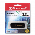 Флеш-диск 32 GB, TRANSCEND Jet Flash 350, USB 2.0, черный, TS32GJF350 - 2