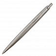 Ручка шариковая PARKER "Jotter XL Monochrome Stainless Steel CT", корпус серебристый, сталь, синяя,2122756 - 1