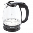 Чайник SONNEN KT-1786, 1,7 л, 2200 Вт, закрытый нагревательный элемент, стекло, 453422 - 1