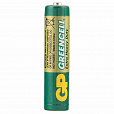 Батарейки КОМПЛЕКТ 4 шт., GP GreenCell AAA (R03, 24G), солевые, мизинчиковые, блистер, 24G-2CR4 - 2