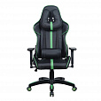 Кресло компьютерное BRABIX "GT Carbon GM-120", две подушки, экокожа, черное/зеленое, 531929 - 6