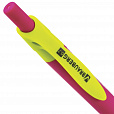 Ручка шариковая масляная автоматическая BRAUBERG "FRUITY RX", СИНЯЯ, soft-touch, узел 0,7 мм, линия письма 0,35 мм, 142656 - 8