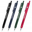Ручка шариковая автоматическая BRAUBERG "TRIOS PRO COLOR", СИНЯЯ, трехгранный корпус, пишущий узел 0,5 мм, линия письма 0,35 мм, 144464 - 1
