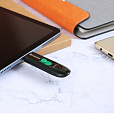 Флеш-диск 128 GB TRANSCEND JetFlash 790C, разъем USB Type-С, черный/зеленый, TS128GJF790C - 5