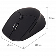 Мышь беспроводная SONNEN V33, USB, 800/1200/1600 dpi, 6 кнопок, оптическая, черная, SOFT TOUCH, 513517 - 7