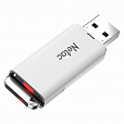 Флеш-диск 8 GB NETAC U185, USB 2.0, белый, NT03U185N-008G-20WH - 2