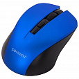 Мышь беспроводная с бесшумным кликом SONNEN V18, USB, 800/1200/1600 dpi, 4 кнопки, синяя, 513515 - 2