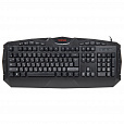 Клавиатура проводная SONNEN Q9M, USB, 104 клавиши + 10 мультимедийных, RGB, черная, 513511 - 1