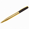 Ручка подарочная шариковая GALANT "ARROW GOLD", корпус черный/золотистый, детали золотистые, узел 0,7 мм, синяя, 143523 - 6