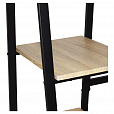 Стол на металлокаркасе BRABIX "LOFT CD-006",1200х500х730 мм,, 2 полки, цвет дуб натуральный, 641226 - 8