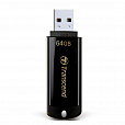 Флеш-диск 64 GB, TRANSCEND Jet Flash 350, USB 2.0, черный, TS64GJF350 - 3