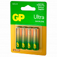 Батарейки КОМПЛЕКТ 4 шт., GP Ultra G-Tech, AA (LR6, 15А), алкалиновые, пальчиковые, 15AUA21-2CRSBC4 - 3