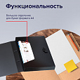 Папка-портфель пластиковая BRAUBERG "Energy" А4 (330х256х32 мм), без отделений, черная, 221202 - 7