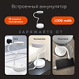 Настольная лампа светильник портативная, LED, 3 Вт, белый, DASWERK, 237990 - 7